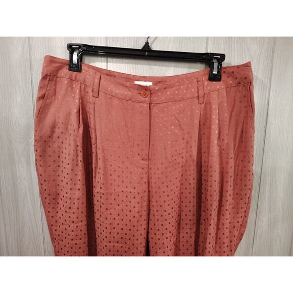 Chicos Pants Womens Size 3 Rayon Rose Colored Business Comfy - Picture 2 of 9